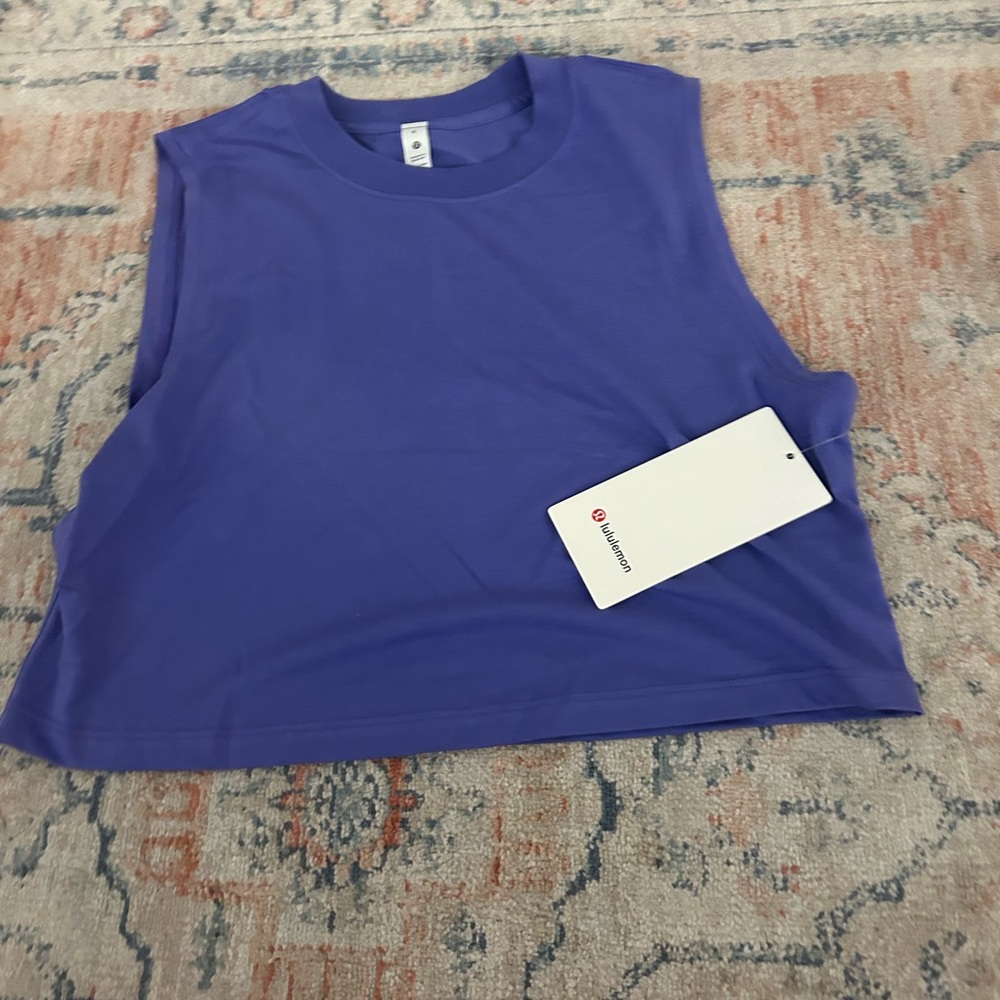 lululemon purple tanktop never worn